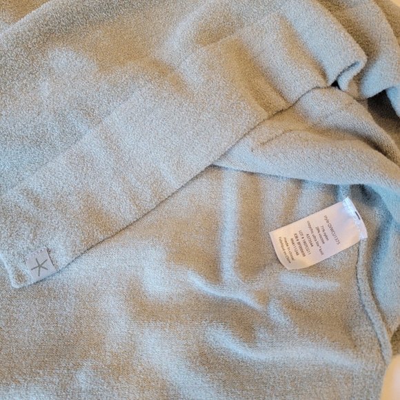 Barefoot Dreams | CozyChic Ultra Lite Hoodie | Silver Blue | Large - Picture 6 of 8